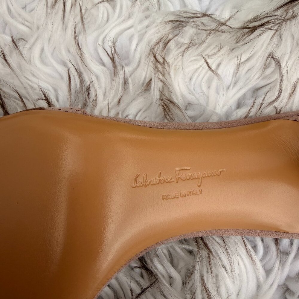 Salvatore Ferragamo Women's Vintage Kitten Heels |  Size 6.5 | Never Worn - Picture 14 of 16